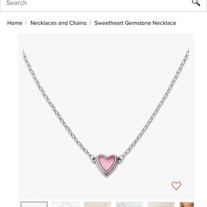 James Avery Sweetheart Gemstone Necklace